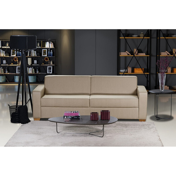 Sofá Aracaju Living Com 4 Lugares 2.20 Mt Linho Corriente Sof