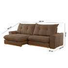 Sofá Argo Veludo 02 Módulos 100 Cm B25cm Meu Sofá Online