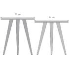 Sofa Aspen E Mesas Laterais Bia Dmonegatto