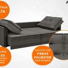 Sofá Astro 1,80m Sem Caixa, Retrátil E Reclinável Velosuede C