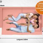 Sofá Astro 1,80m Sem Caixa, Retrátil E Reclinável Velosuede R