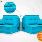 Sofá Astro 1,80m Sem Caixa, Retrátil E Reclinável Velosuede T