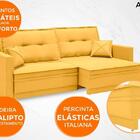 Sofá Astro 2,00m Sem Caixa, Retrátil E Reclinável Velosuede C