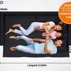 Sofá Astro 2,00m Sem Caixa, Retrátil E Reclinável Velosuede P