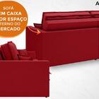 Sofá Astro 2,00m Sem Caixa, Retrátil E Reclinável Velosuede V