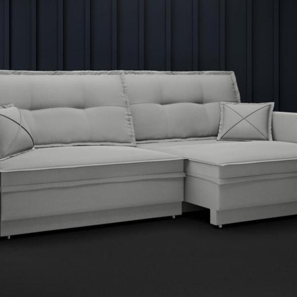 Sofá Astro 2,20m Sem Caixa, Retrátil E Reclinável Velosuede G