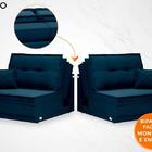 Sofá Astro 2,20m Sem Caixa, Retrátil E Reclinável Velosuede P