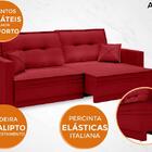 Sofá Astro 2,20m Sem Caixa, Retrátil E Reclinável Velosuede V