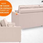 Sofá Astro 2,40m Sem Caixa, Retrátil E Reclinável Velosuede A