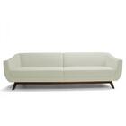 Sofá Atenas 3 Lugares 230cm Corino Bege
