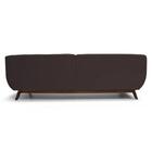 Sofá Atenas 3 Lugares 230cm Marrom