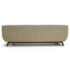 Sofá Atenas 3 Lugares 230cm Rústico Bege