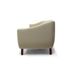 Sofá Atenas 3 Lugares 230cm Rústico Bege