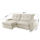 Sofá Athenas Linho 02 Módulos 120 Cm B25cm Meu Sofá Online