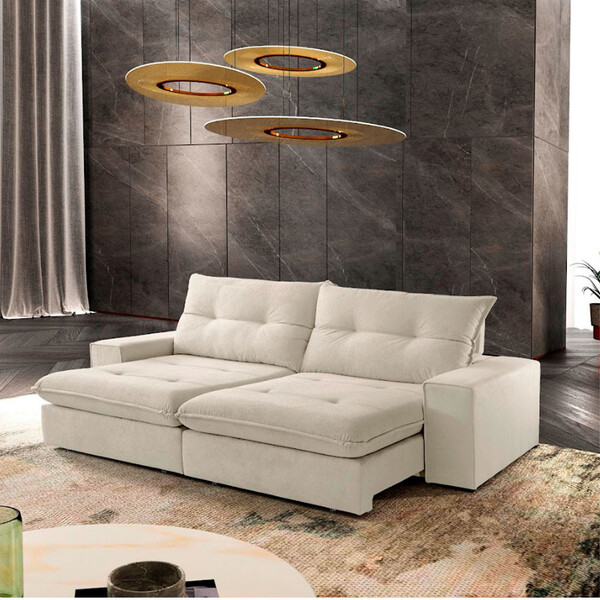 Sofá Athenas Linho 02 Módulos 90 Cm B25cm Meu Sofá Online