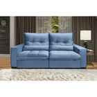 Sofá Atlanta 2 Lugares 1,90 Metros Veludo - 06 Azul