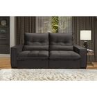 Sofá Atlanta 4 Lugares 2,50 Metros Veludo - 12 Café