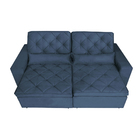 Sofá Austin 2,22m Retrátil, Reclinável Com Molas No Assento E