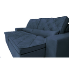 Sofá Austin 2,22m Retrátil, Reclinável Com Molas No Assento E