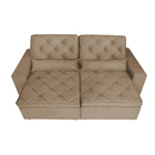 Sofá Austin 2,62m Retrátil, Reclinável Com Molas No Assento E