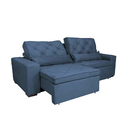 Sofá Austin 2,82m Retrátil, Reclinável Com Molas No Assento E