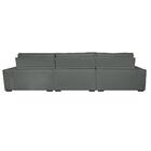 Sofá Austin 3,22m Retrátil, Reclinável Com Molas No Assento E