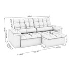 Sofá Austin S152 2,60 Metros Retrátil E Reclinável 3 Ou Mais