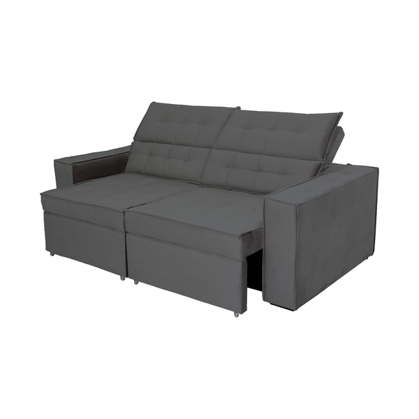 Sofá Austrália 2,20m 3 Lugares Retrátil E Reclinável D35 - Ci