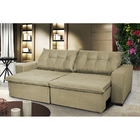 Sofá Austrália 2,32 Mts Retrátil, Reclinável Com Molas E Pill