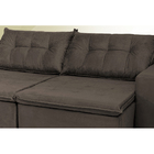 Sofá Austrália 2,72 Mts Retrátil, Reclinável Com Molas E Pill