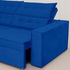 Sofá Austrália 3,00m 5 Lugares Retrátil E Reclinável D35 - Az