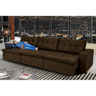 Sofá Austrália 3,52 Mts Retrátil, Reclinável Com Molas E Pill