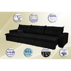 Sofá Austrália 3,82m Retrátil, Reclinável, Molas E Pillow No