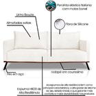 Sofa Aya 2 Lugares Para Sala De Estar 180cm Boucle Ezz