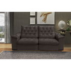 Sofá Bahamas 2 Lugares 1,70 Metros Veludo - 17 Chocolate