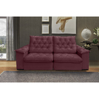 Sofá Bahamas 2 Lugares 1,70 Metros Veludo - 22 Bordô