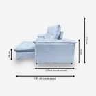 Sofá Bahamas 2 Lugares 1,90 Metros Molas Ensacadas