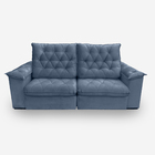 Sofá Bahamas 2 Lugares 1,90 Metros Veludo - 24 Marinho