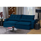 Sofá Bahia Modular 6 Lugares 2,90mt Com Molas Retrátil E Recl