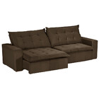 Sofá Bahia Modular 6 Lugares 2,90mt Com Molas Retrátil E Recl