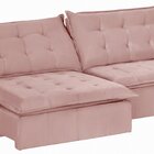 Sofá Bahia Modular 6 Lugares 290cm Com Molas Retrátil E Recli