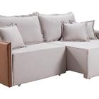 Sofá Bali 1,80 Compose Linho Gelo Retrátil Sala Confortável I