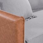 Sofá Bali 1,80 Compose Linho Grafite Retrátil Sala Confortáve