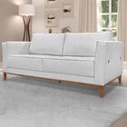 Sofa Balli 2 Lugares 190cm Pes Madeira Linho 222 Ezz