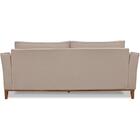Sofa Balli 3 Lugares 210cm Pes Madeira Linho 223 Ezz