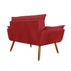 Sofá Barato 2 Lugares Namoradeira Opala Para Sala Pés Palito