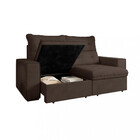 Sofá Baú 3 Lugares 200cm Exclusivo Flash Estofados