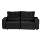 Sofá Baú Retrátil E Reclinável 3 Lugares 190cm Veludo Nobre L