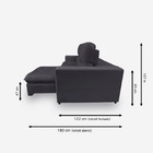 Sofá Bekaa 2 Lugares 1,90 Metros Veludo - 10 Cinza