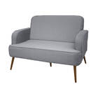 Sofá Belize 2 Lugares - Cinza Chumbo